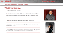 Desktop Screenshot of michelbell.com